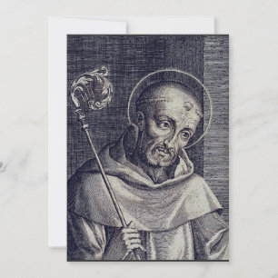 Carte De Remerciements Saint Bernard de Clairvaux Docteur melliflu