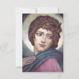 Carte De Remerciements Saint Brigid of Ireland Religious Holy Card