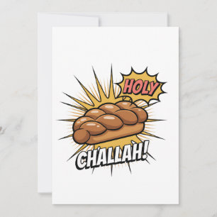 Carte De Remerciements Saint Challah Drôle Hanukkah Juif Juif 