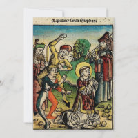 Saint Étienne le Protomartyr Iconographie d'art fi