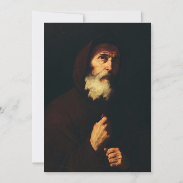 Carte De Remerciements Saint François de Paule (Devant)