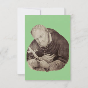 Carte De Remerciements Saint italien Alphonse Liguori