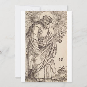 Carte De Remerciements Saint Jude Thaddée l'Apôtre et Martyr