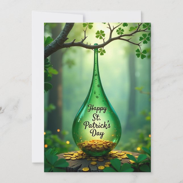 Carte De Remerciements Saint Patrick's Day (Devant)