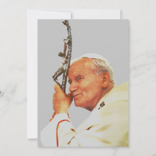 Carte De Remerciements Saint-Père Jean-Paul II