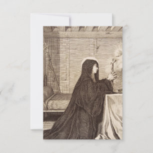 Carte De Remerciements Saint Scholastica Patroness of school