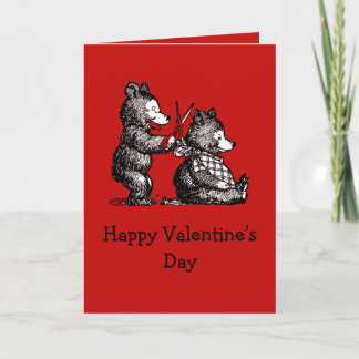 Carte De Remerciements Saint Valentin à Beary Coiffeur Nice