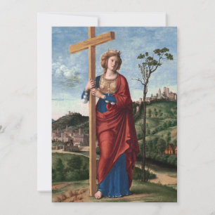 Carte De Remerciements Sainte Hélène avec la Vraie Croix Art sacré