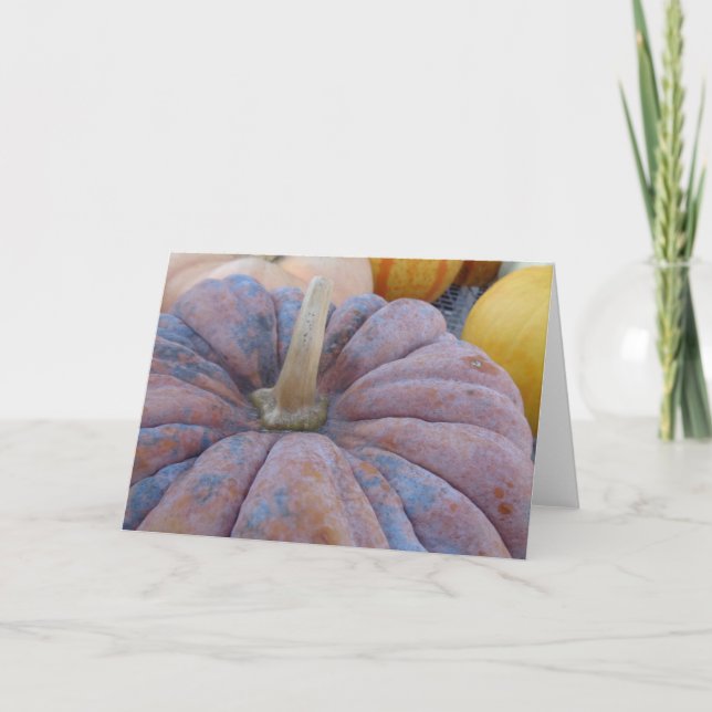 Carte De Remerciements Salutations d'automne ! (Devant)