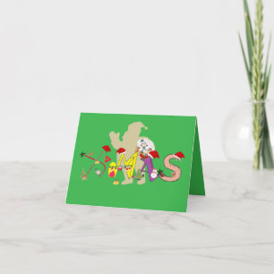 Carte De Remerciements Salutations de Noël