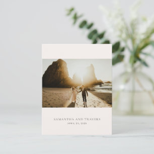Carte De Remerciements Samantha Grey Mariage traditionnel élégant