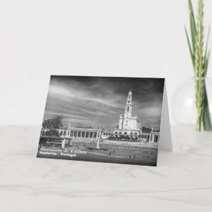 Carte De Remerciements Sanctuaire catholique de Notre-Dame de Fatima, Por