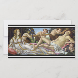 Carte De Remerciements Sandro Botticelli - Vénus et Mars