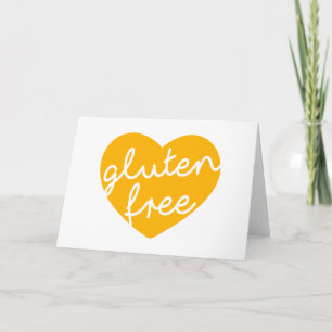 Carte De Remerciements Sans gluten