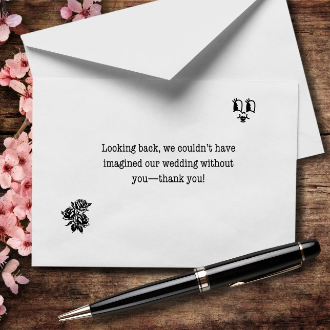 Carte De Remerciements Sans toi, on n'aurait pas imaginé notre Mariage (Créateur téléchargé)