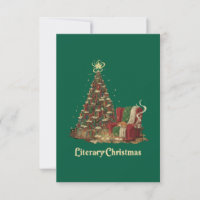 Sapin de Noël Littéraire Cosy de Livres | Amoureux