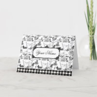 SCOTTISH Terrier Black Toile avec nom personnalisé