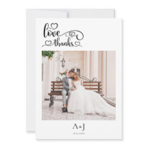 Script avec cœur Monogramme de mariage Amour et Me