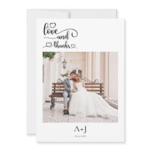 Script avec cœur Monogramme de mariage Amour et re