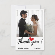 Script simple minimaliste avec photo Mariage du co
