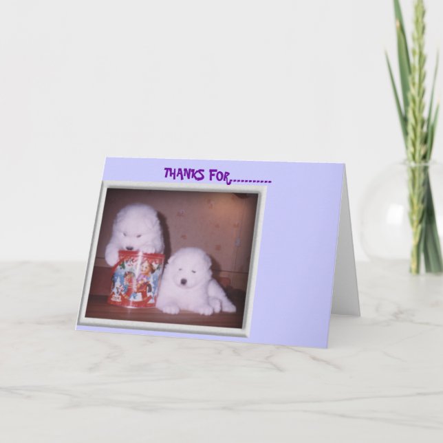 Carte De Remerciements Secret de MOM (Devant)