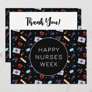 Carte De Remerciements Semaine des infirmières et infirmiers de la RN sur