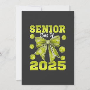 Carte De Remerciements Senior 2025 Softball Graduate Graduate Sport
