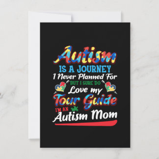 Carte De Remerciements Sensibilisation sur l'autisme Autisme Maman Puzzle