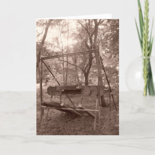 carte de remerciements "Sepia Boatlift"