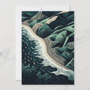 Carte De Remerciements Serene Shores