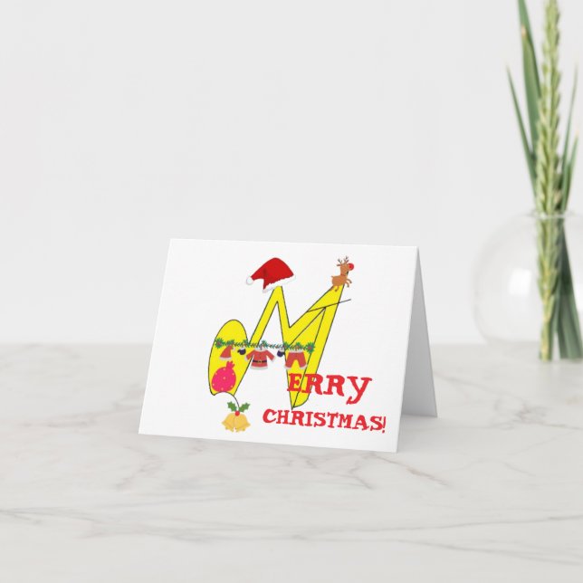 Carte De Remerciements Série de Noël -13 (Devant)