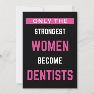 Carte De Remerciements Seules Les Femmes Les Plus Fortes Deviennent Denti
