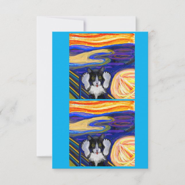 Carte De Remerciements Sheba’s Scream, Parody Art Card (Devant)