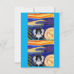 Carte De Remerciements Sheba’s Scream, Parody Art Card