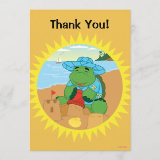 Carte De Remerciements Sheldon sur la plage