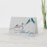 Simple Elegant Birds Swirl Bienvenue