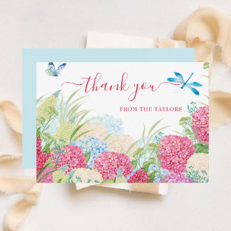 Carte De Remerciements Simple Élégant Élégant Floral Moderne Minimaliste