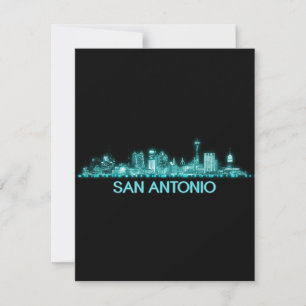 Carte De Remerciements Skyline de San Antonio