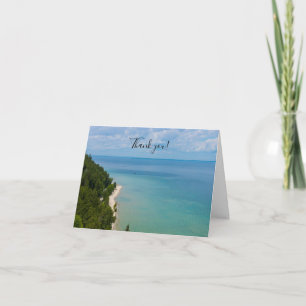 Carte de remerciements Skyview de l'île Mackinac