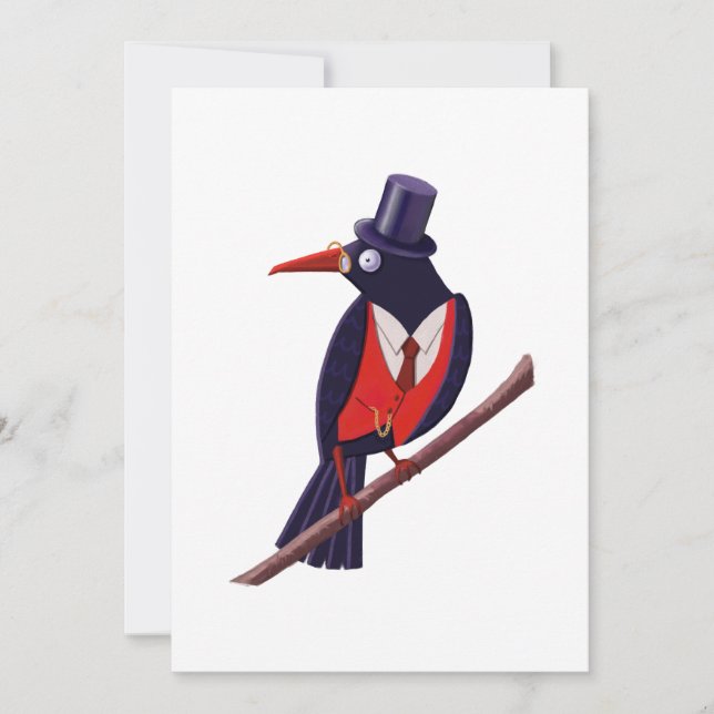Carte De Remerciements Smart Bird (Devant)