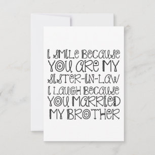 CARTE DE REMERCIEMENTS SOEUR EN DROIT