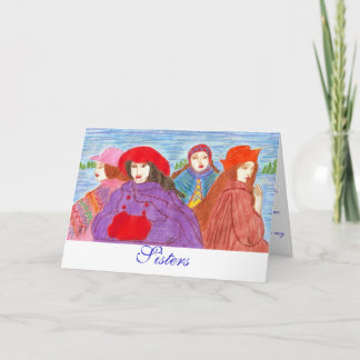 Carte De Remerciements Soeurs, Soeurs