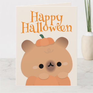 Carte De Remerciements Soirée d'Halloween simple et amusante