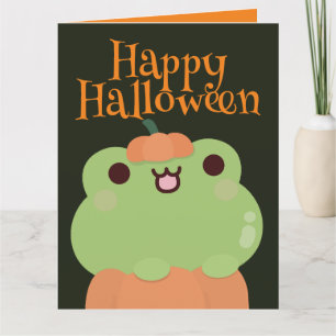 Carte De Remerciements Soirée d'Halloween simple et amusante