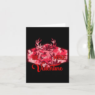 Carte De Remerciements Sois Mienne Saint-Valentin Nk Camo Buck Cerf Chass