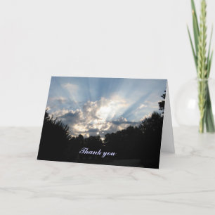 carte de remerciements solaire