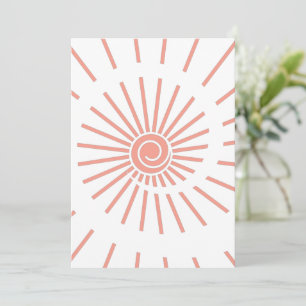 Carte De Remerciements Soleil 10