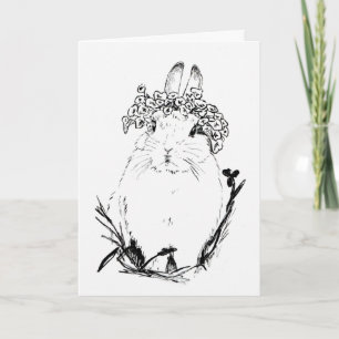 Carte De Remerciements Somebunny card