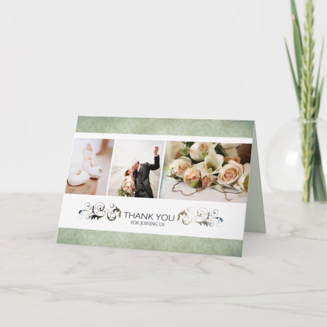 Carte De Remerciements Something Olive Custom Wedding Thank You Cards (Devant)