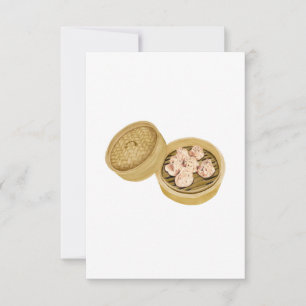 Carte De Remerciements Somme de Dim Shumai 烧 麦